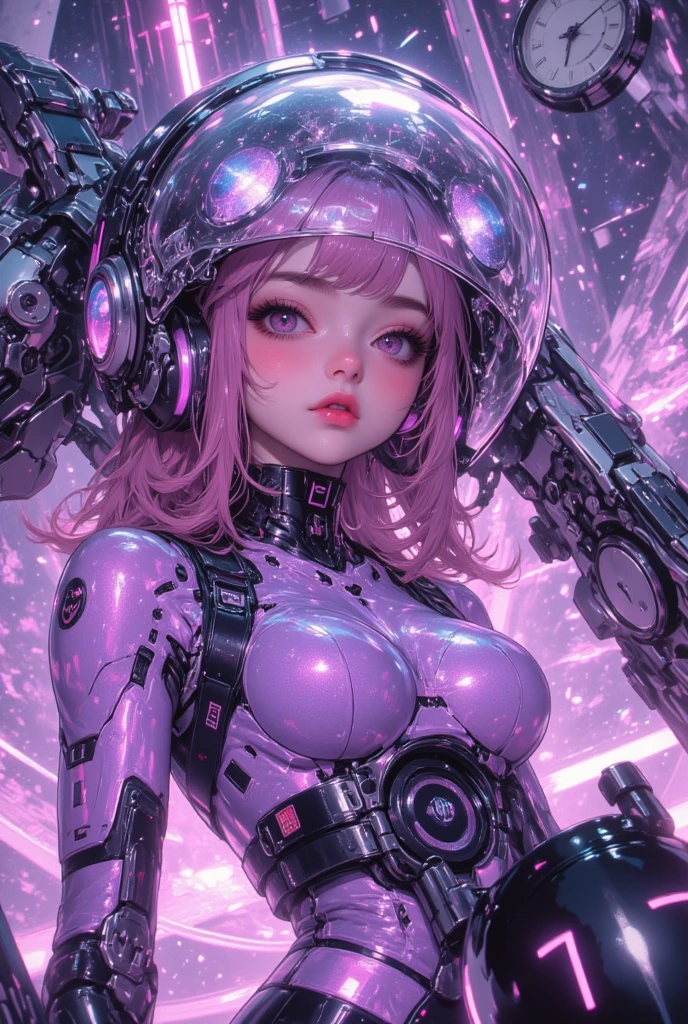 A cute mechanical cyberpunk Rosé Blackpink girl, realistic details, global illumination, shadows, octane render, 8k, ultra sharp,metal,intricate, ornaments detailed, cold colors, hyperdetailed, highly intricate details, realistic light, trending on cgsociety, glowing eyes, facing camera, neon details, machanical limbs, blood vessels connected to tubes,mechanical vertebra attaching to back, mechanical cervical attaching to neck, wires and cables connecting to head --auto --s2