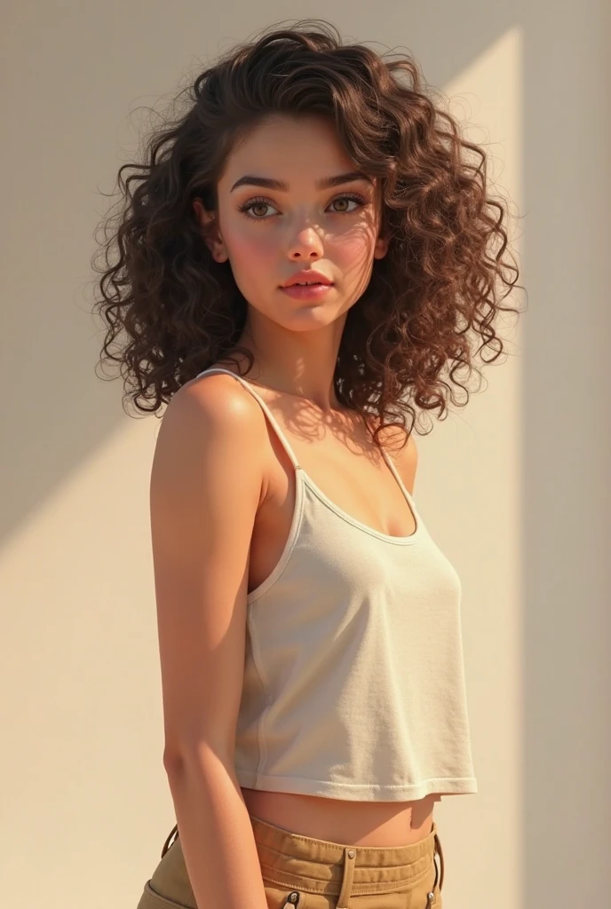 mulher loira de shorts curto, roupa verde e branca, cabelo loiro, cabelo dourado, cabelo longo, botas brancas
