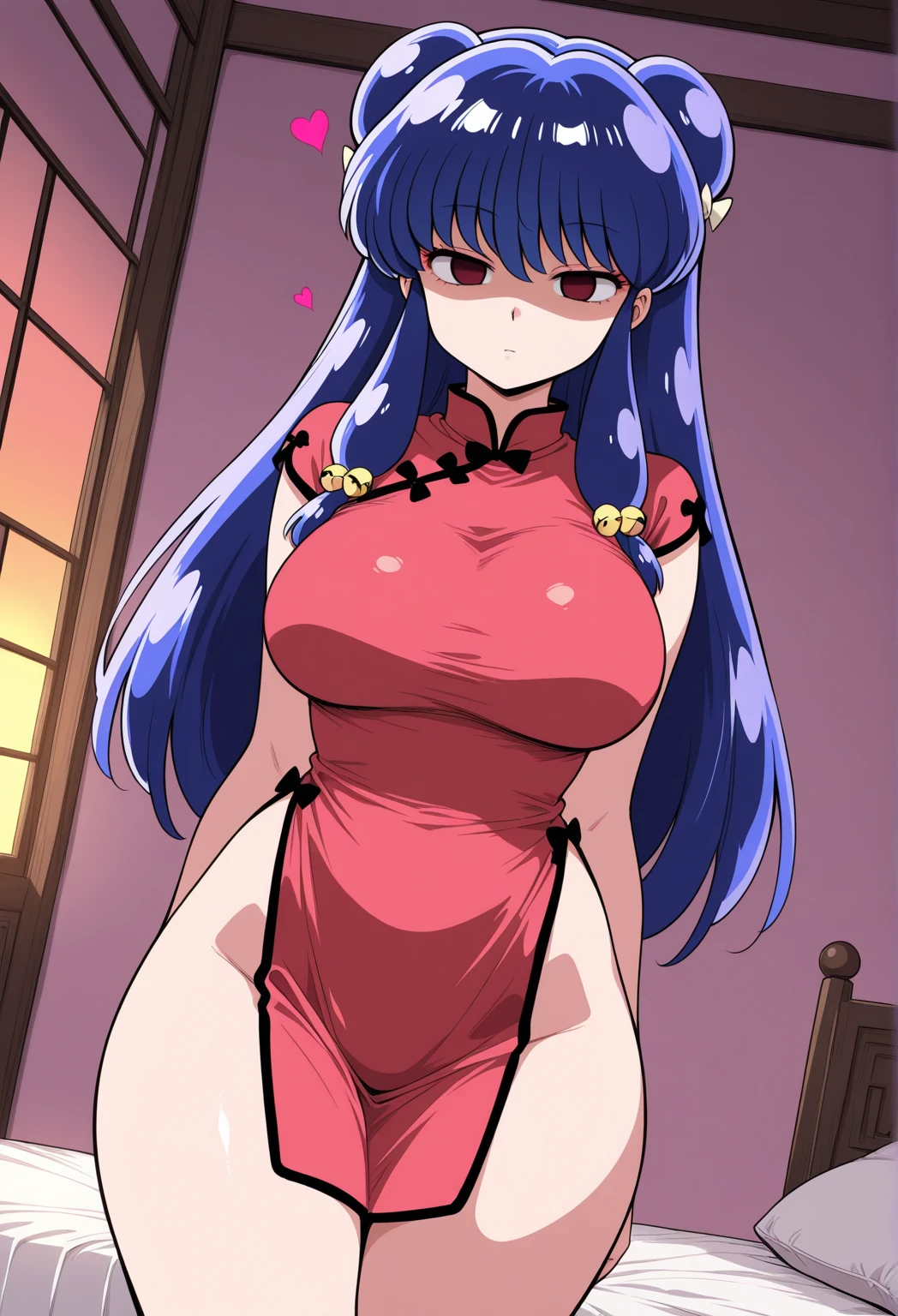 Beautiful Overwhelmingly Busty Girl, ((Extraordinarily Massive Breasts, Overwhelmingly Huge Thighs, Overwhelmingly Thick Thighs, Biggest Breasts, Thickest Thighs, Overly Enormous Breasts, Too Absurdly Huge Breasts:1.5)), in an (Extremely Tight, Red Swimsuit, that is barely containing her Increasingly Overinflated Breasts),