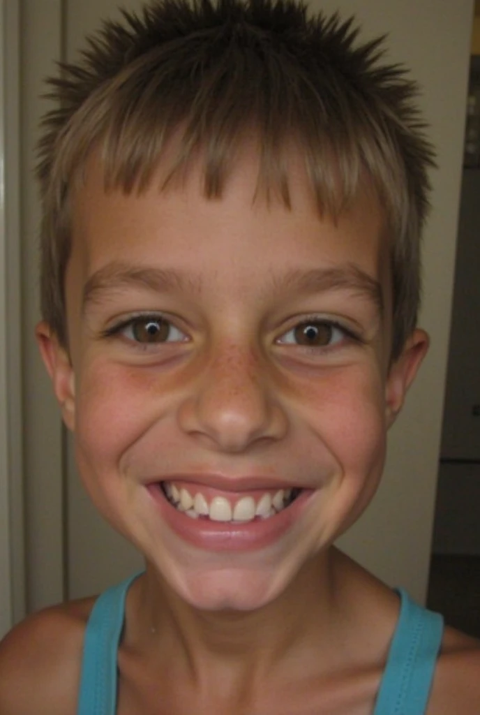 Make a , boy, Grinning