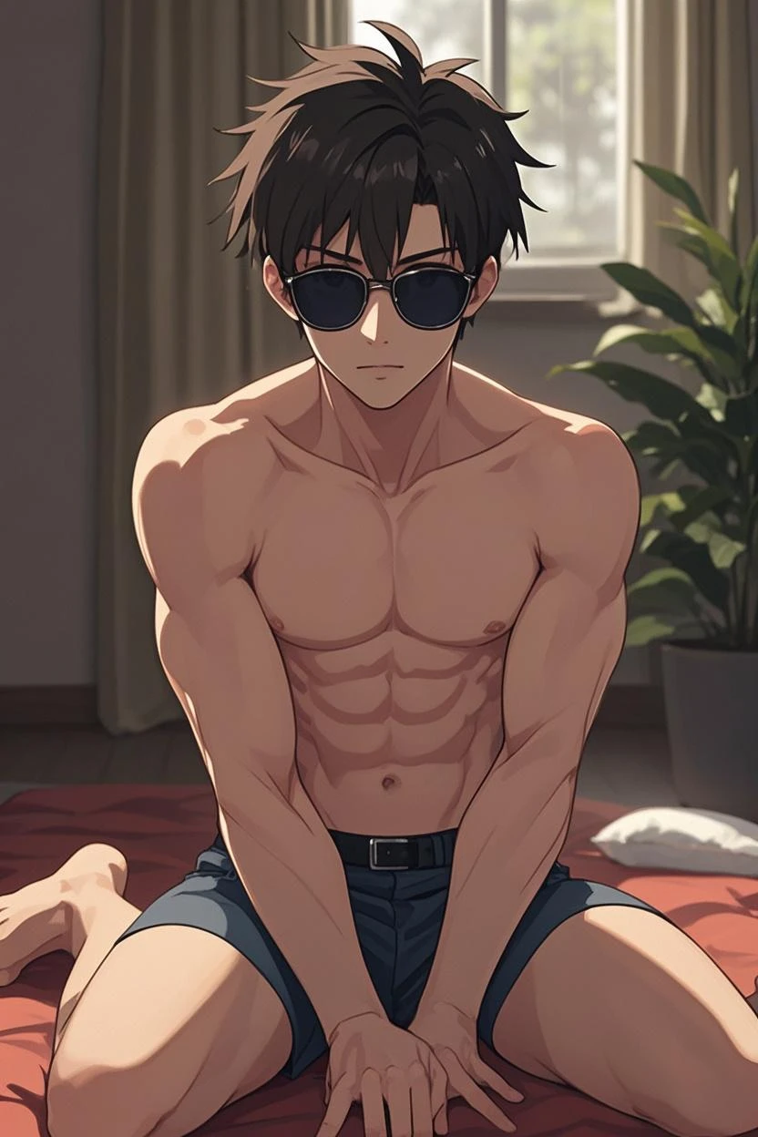 ((Best Quality, 8K, Ultra-detailed, masutepiece: 1.3)), underground room,An 18-year-old boy is imprisoned by a pervert.,My hands are tied and I'm hanging from the ceiling with a hurrah.,facing straight ahead,Short-haired with black hair,Black eyes,(Cute baby face:1.1),As handsome as a model, jock strap,toppless, Sweat vapor, Crying face,Reluctant face,blush,Parted lips,Fierce resistance, Bondage,What BDSM looks like,body tied with rope,Tortoise shell binding,A vibrator is inserted into the anus,The bulge of the vibrator can be seen from the string panties,Open legs,gargantilha,noose,chain,High-quality images,High-quality images,Realisticity,detail portrayal,Vivid colors,