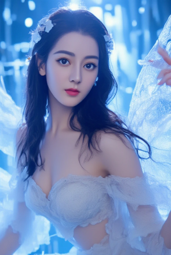 ((Need)), ((tmasterpiece)), (A detailed), Enchanting succubus, Ethereal beauty, Perched in clouds, (fantasy illustrations:1.3), Seductive gaze, captivating posture, delicate wings, otherworldly charm, Mysterious Sky, (Luis Royo:1.2), (Yoshitaka Amano:1.1), Moon Night, pastelcolor, (Detailed cloud view:1.3), (A high resolution:1.2),Raised sexy,see-through transparent clothes