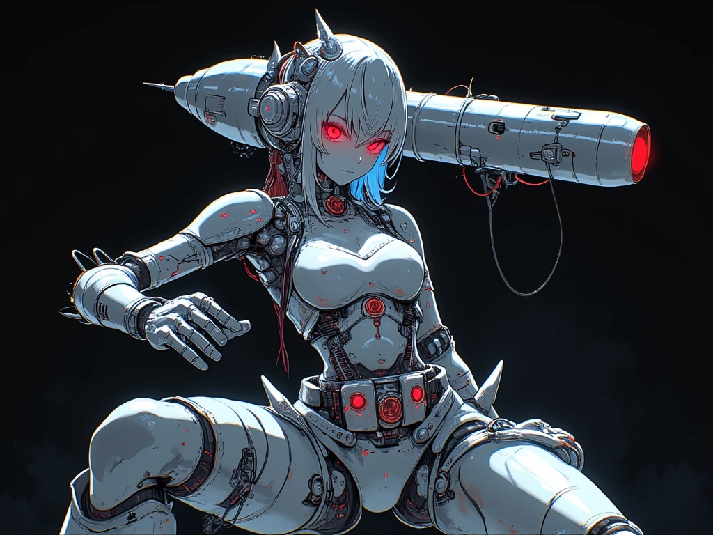 (masterpiece:1.3), (best movie quality), (extremely detailed), (very detailed settings:1), (artistic lighting), (muddy white god々A high-spec lady squirting delicious liquid from her genitals.、Name is「Nemo」), short blue haired, (eye+yellow+red:1.4), (multicolored eye+heterochromia), 24-years-old, 「Nemo」inserts a dildo between his penis and muddy white god々The liquid is overflowing from the vagina between the penises and feels good., I'm excited and my clitoris is sticking out, Beautifully shaped, large breasts and small nipples, wearing cyberpunk clothes, 「Nemo」From the year 3600, when super futuristic science and technology developed.〜Cutting edge engineers in scientific research up to 3620 (The best masterpieces of dildo robots around), (After the end of World War VI、There are very few surviving humans、「Nemo」looks at the man、A muddy white god from the vagina々Fresh liquid overflows), (「Nemo」By inserting a dildo into the female genitals、A muddy white god々Can increase the amount of fluid released from the female genitals),((「Nemo」A muddy white god comes out of the vagina of々The new liquid is、It has very sticky yogurt-like properties.、It smells like a flower garden、sweet like honey、It has the power to heal wounds、「Nemo」can be freely manipulated)),