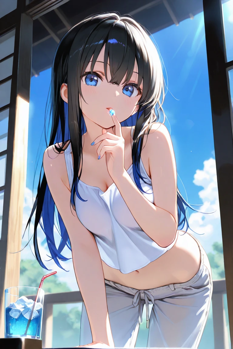 Anime shoujo panties wet