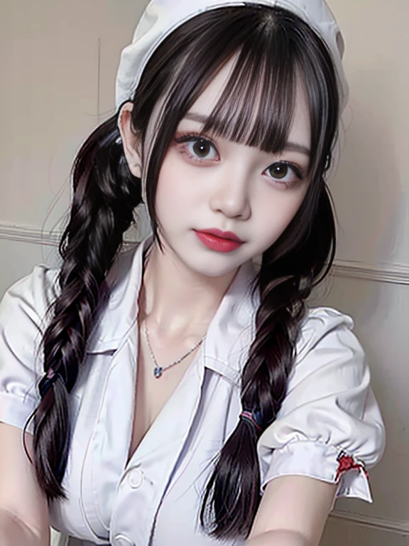 (8K photo quality、ultra high resolution、professional lighting、cowboy shot)、K-ON, (amazingly cute girl)、((Above knee image))、(japanese sailor suit)、(twin tails)、I have my hair in braids、(natural makeup)、school building rooftop、sitting and eating sandwich lunch、