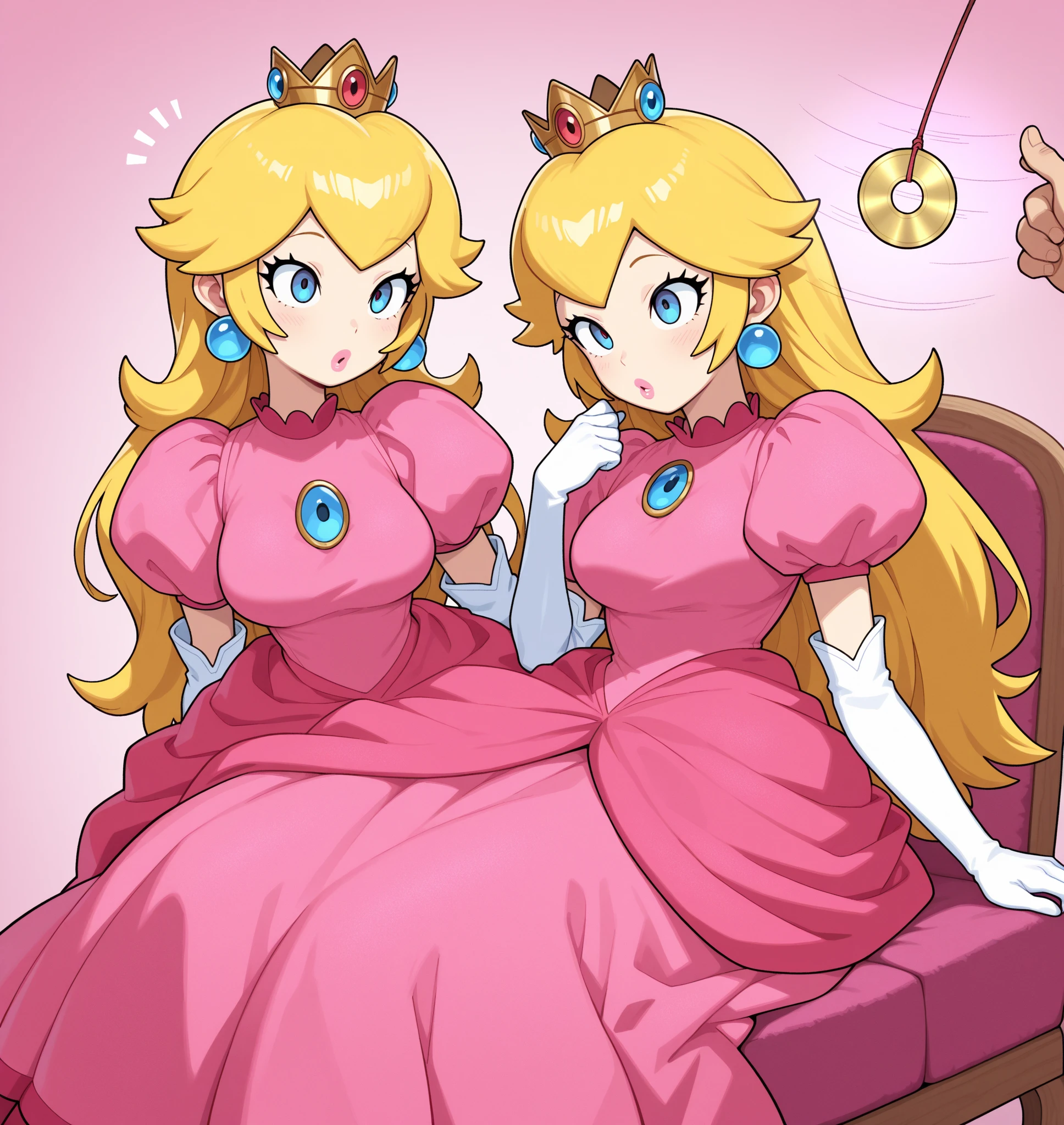 (2heads:1.3), 2heads, una caricatura de dos mujeres con grandes pechos y una corona, portrait of princess Durazno, princess Durazno, fakebreasts. Massive breasts. Huge fake round tits. Groping and squeezing tits. Big erect nipples. Huge thighs. Gigantic round fake tits. Enormous breasts. Enormous breasts. Giant erect nipples. Massive breasts. Extremely huge fake round tits.