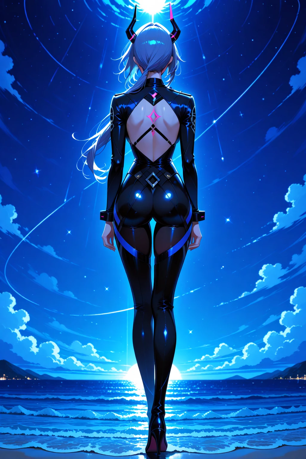 (((profesional: Paso a paso, taking into account even the smallest detail, final result god level))): "anime: Fairy tail Woman, (solo 1girl), very sexy Fairy tail Woman, size tits, impressive magic, in the background: a 1 megaton nuclear explosion, full body, fotografia: plano americano, (all intricate details)"