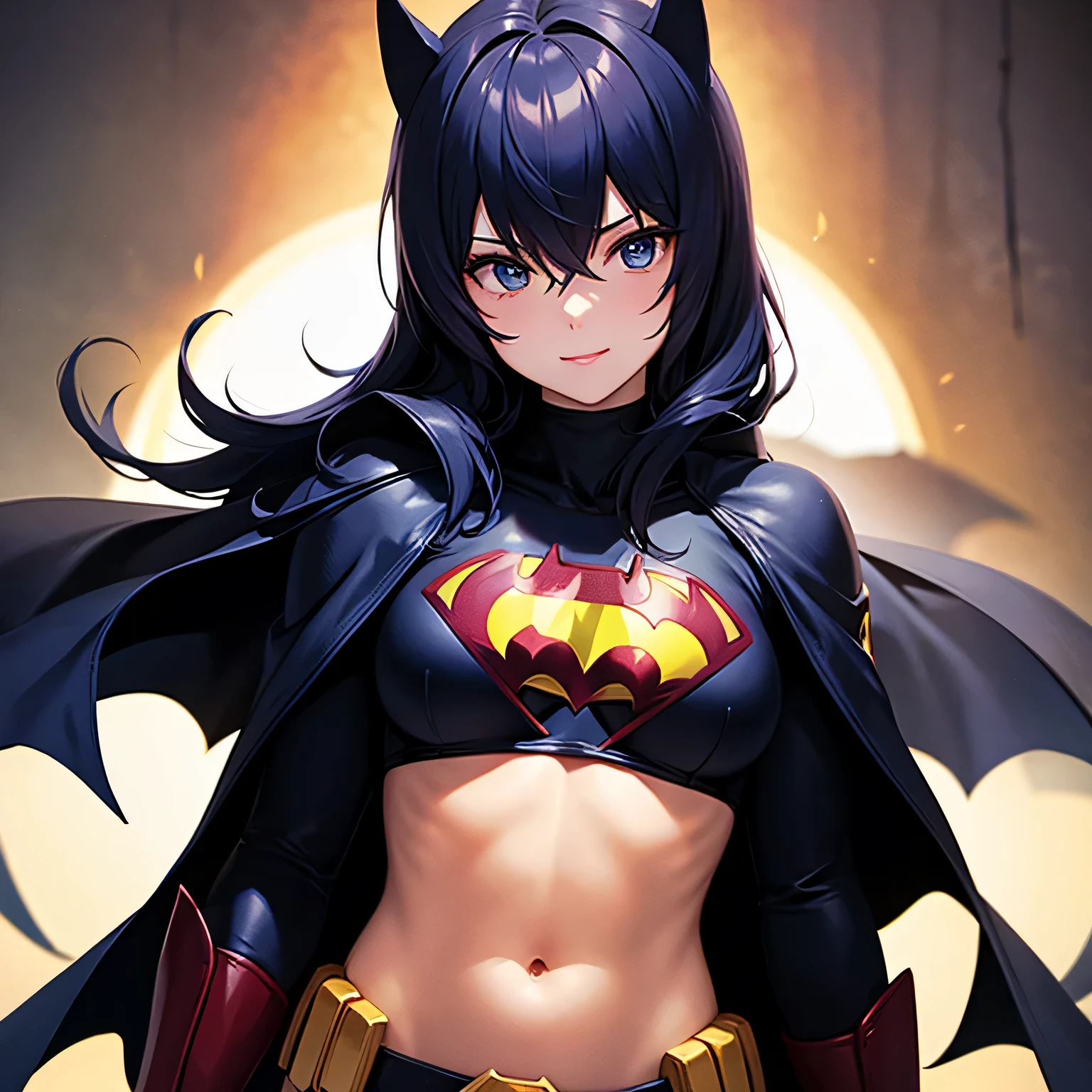 Batgirl, in a bikini with classic colors