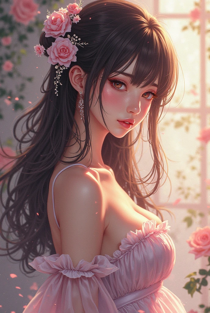{{{{{3,318 trillion pixels high resolution, nsfw, Realistic scenery and lovely Japanese girl who is moaning madly as she nudity Masturbation that traces the sexual zone repeatedly with her fingers in a romantic Cylindrical crystal herbarium, thicken the lips look pretty, Boobs are fluffy and bouncy, Tits that get rounder bigger her deep tight cleavage}}}}}, {{{{{detail of The panting face and voice of a neat and cheerful girl loved by everyone, Her nipples and romantic deep panting and her fingers tracing her pussy and Inside a herbarium soaked in female hormones depicted in detail, A detailed her repeatedly drastic Orgasms that make the uterus tremble}}}}},{{{{{The hormones in the herbarium cause the innocent girl to flush her face remains a girl only her body changes rapidly tits swelled up to form two beautiful mounds revealing a tight cleavage, A neat girl who sitting and opens her crotch traces her crotch with her fingertips and with a moan experiences her first climax and innocent Masturbation that traces the sexual zone, It's too clean and innocent to see her go into her own world nipples out mouth open panting and Masturbation that traces the sexual zone as she climaxes over and over again, magical in a romantic Cylindrical crystal herbarium filled with female hormones, Herbarium-soaked her tits become so plump and her tits grows sexier, Cuteness preserved forever shining in exchange for life from her, her beautiful slender underbust, slender curvy cute waistline, an lewd fetish for lips and necks and waistlines, her clearer nip line from underbust to hips, gloomy straight long wig, thick vivid lips}}}}},{{Extremely detailed}},{{{{{heroine girl's Sexually unused body with pure and innocent aura}}}}}