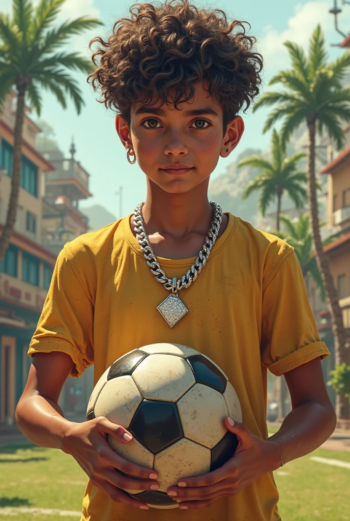 A poor Egyptian boy in a Cairo slum drawn by Todd McFarlane and Greg Capullo, he is wearing old and torn clothes, He's playing with a football, a condominium house in the background, Robert Downey Jr Reference., engine unreal, octane rendering, por Jacob Lawrence e Francis Picabia, perfect composition, beautiful detailed intricate insanely detailed octane rendering trending on artstation, 8k art photography, photorrealistic concept art, soft natural volumetric cinematic perfect light, Bright dark, rewarded photography, work of art, oil on canvas, rafael, caravaggio, Greg Rutkowski, beetle, Beksinski, giger, beautiful perfect face with perfect face, the detail, highy detailed, photo realist