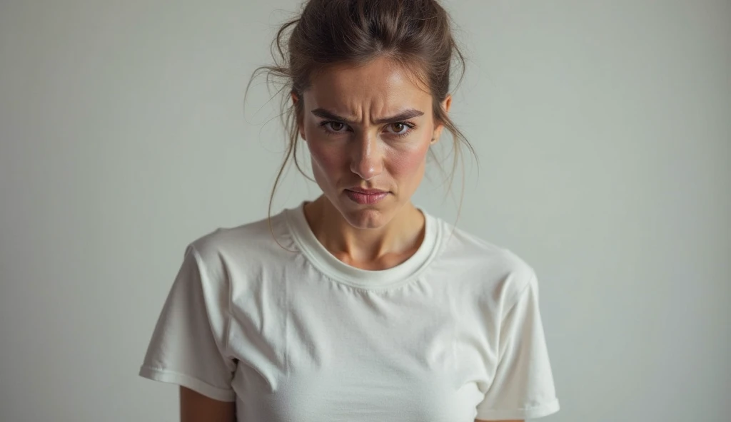 Women with angry face