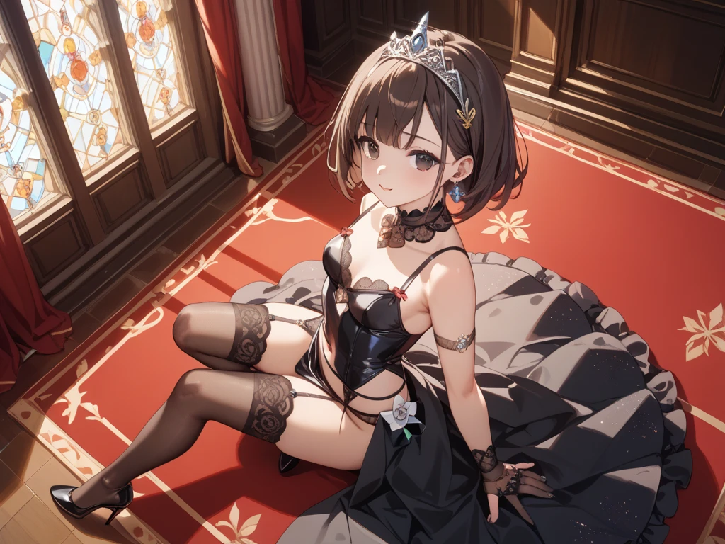 (((Idol))), ((underwear)), (((Peeing))), brown hair, short hair, best image quality, high quality, high detail, Super high resolution, 8K, Depth of bounds written, Cinematography, intricate details, elaborate, methodical, grow, maximum details, extreme beauty