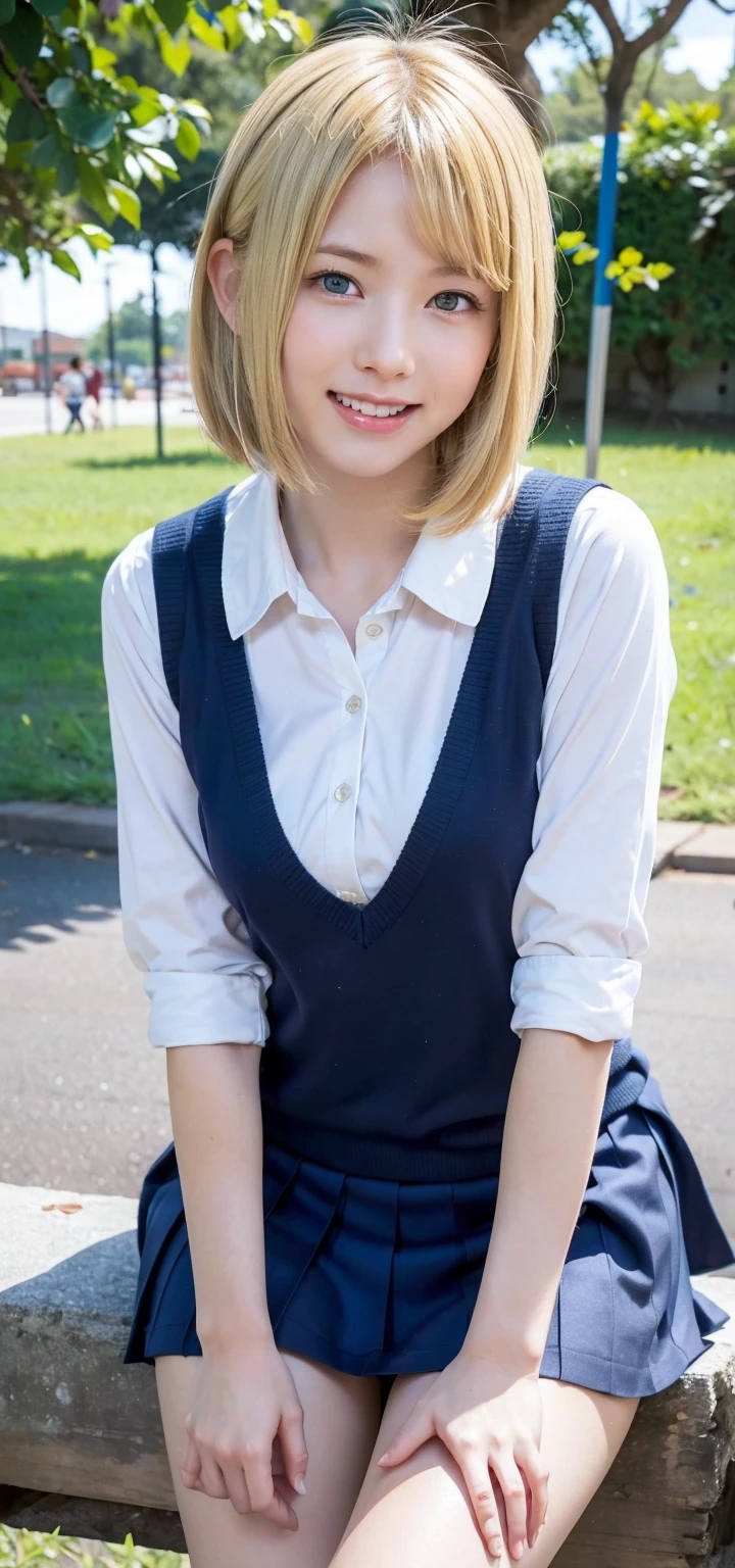(8K、Raw photography、top-quality、​masterpiece:1.2)、(realisitic、Photorealsitic:1.37)、ultra-detailliert、Photo of one person、beautiful mature lady、50 years old、cute little、独奏、Beautiful detailed sky、lying on the lawn、((Spread your legs for your audience))、((Posture when straddling the Japanese-style toilet bowl))、Squats with legs spread in an M-shape、Sensational provocative pose、Beautiful teeth alignment、Happy bright smile、Redhead pubic hair、Inserted female genitalia、(blush of the nose)、(A smile:1.1)、(Mouth closed)、large full breasts、 Standing excitedly、seducting smile、profetional lighting、Sony A7R4、Zessie 50mm f1.8、medium breasts⁩、Beautiful Detail Eye、(shirt with collar:1.1)、pleatedskirt、(short-hair:1.2)、Floating hair、