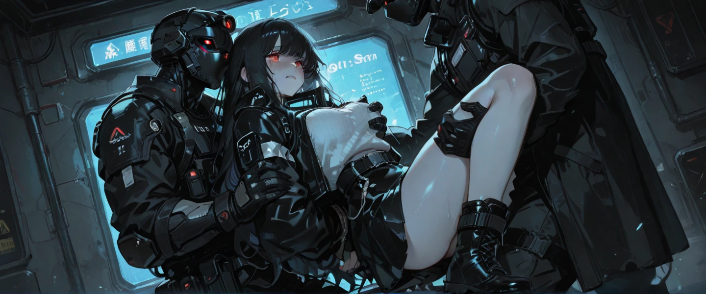 NSFW compatible,4K, (masterpiece), Highest quality, 2D, ((Browsing Caution),Masochist Training,Mechanical rape,Raped by a machine,Sex Machine