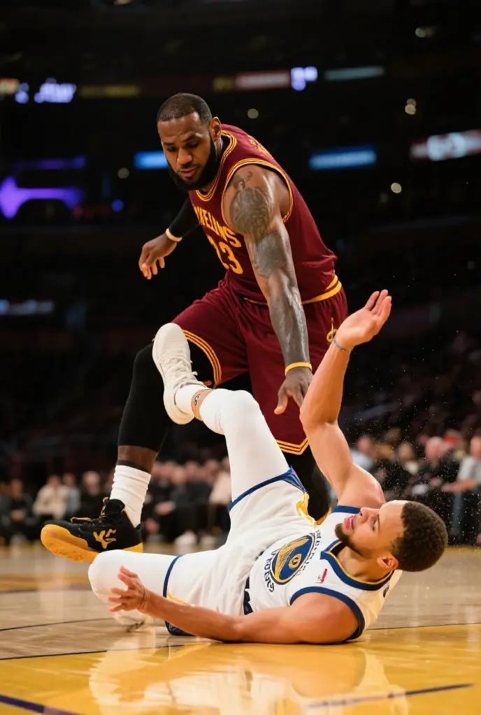Curry slammed Jordan's head