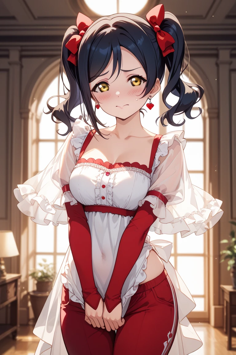 (anime style),masterpiece, best quality, extremely detailed,tanned skin,dark skin loli, Beautiful body,BREAK,multicolored colorful hair,short hair,hair slicked back,BREAK,black eyes,happy smile,open mouth,eyes widen,happiness
smile face,detailed lips,open legs,BREAK,sitting back,cotton red big ribbon,BREAK, Ballerina costume,off shoulder,frilled clothing microskirt,break,head tilt,in the Ballerina lesson Studio