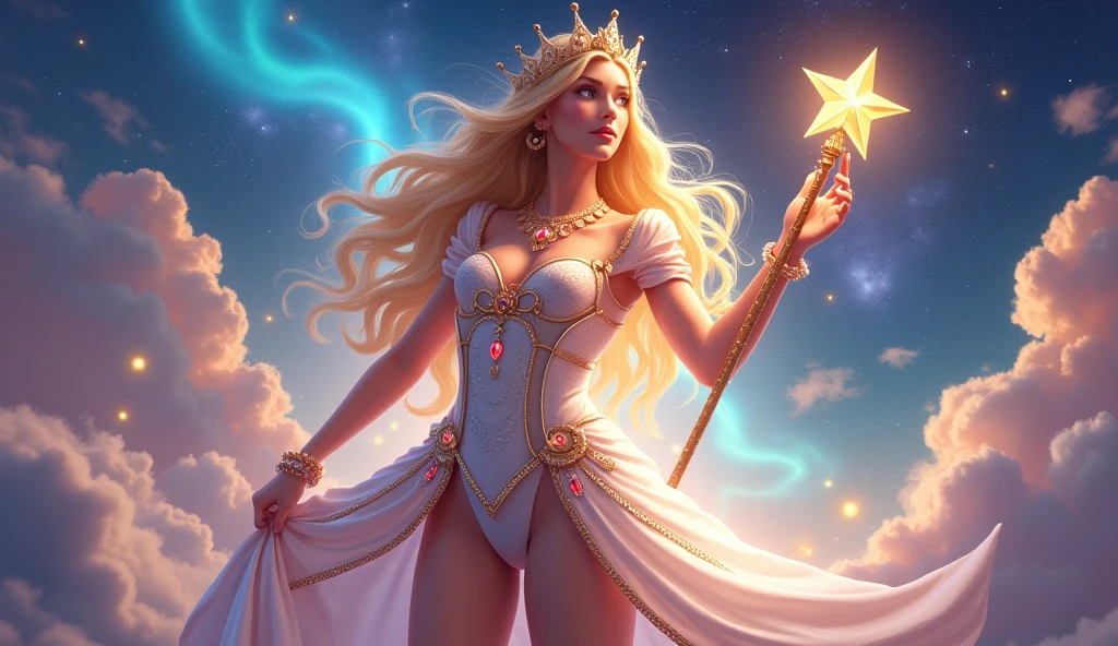 photorealistic painting ((full body)) portrait of ((stunningly attractive)) a woman at a music festival, ((perfect feminine face)), (+long colorful wavy hair), (+glitter freckles), glitter, wearing a dress, intricate, 8k, highly detailed, volumetric lighting, digital painting, intense, sharp focus, art by artgerm and rutkowski and alphonse mucha, cgsociety