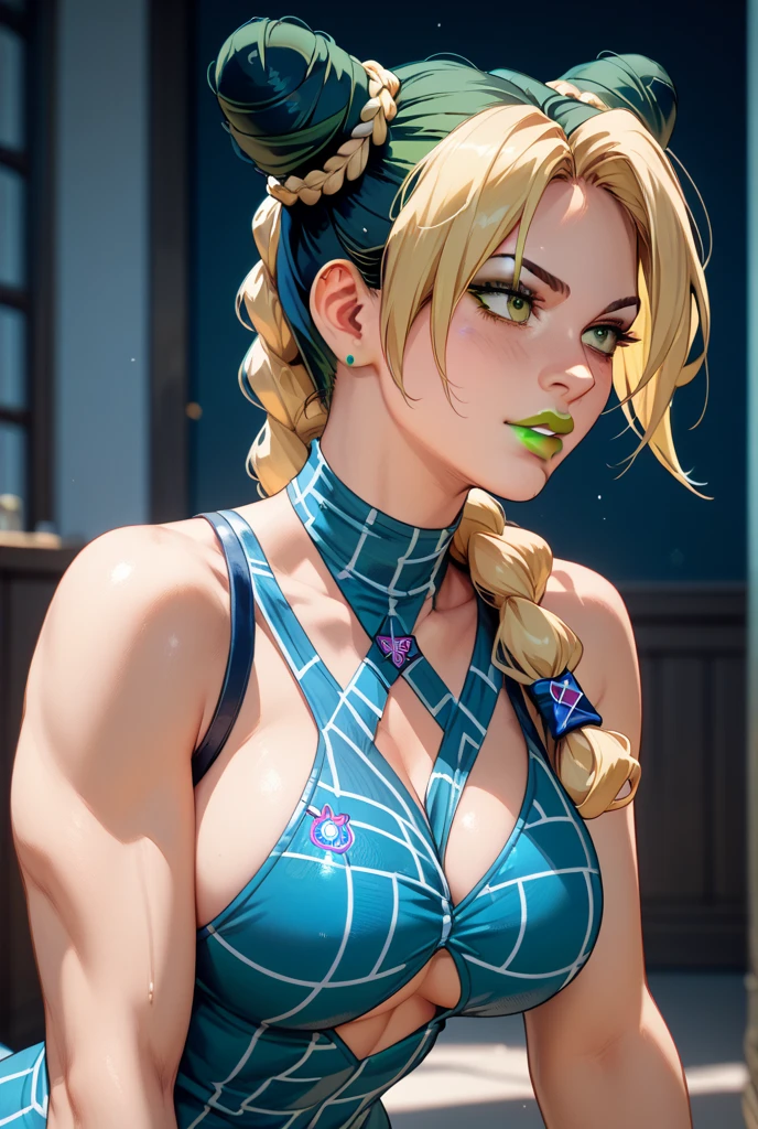 Jolyne, Big breasts, sexy, lingerie, thick legs