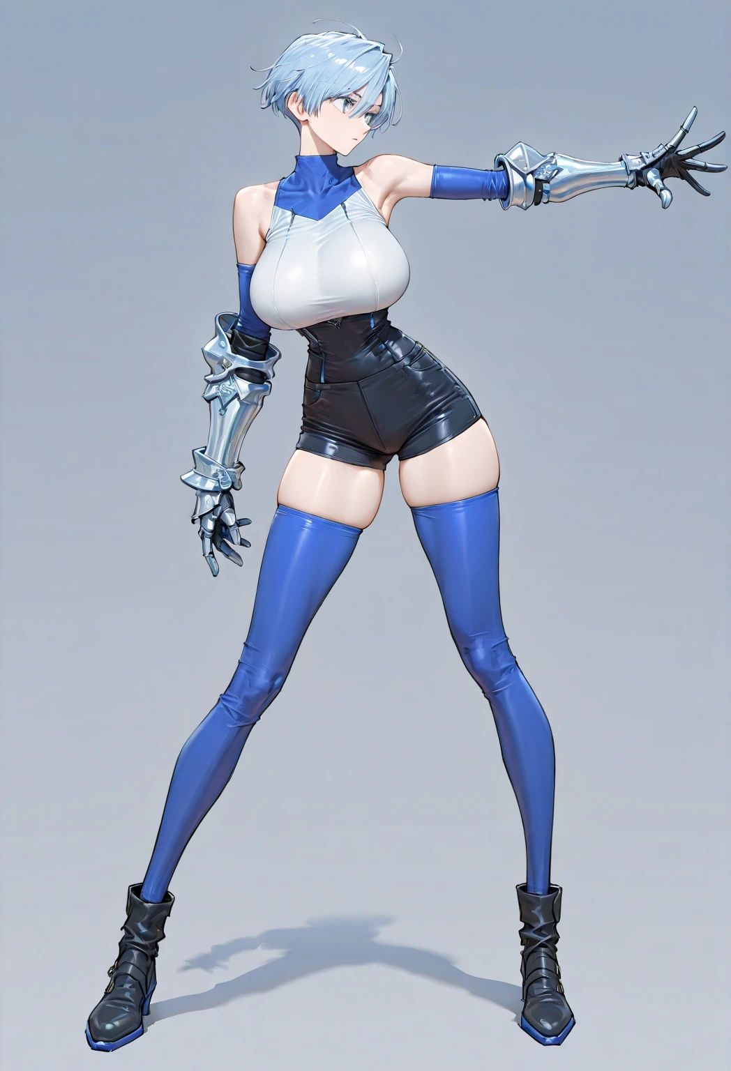Close up of woman in short skirt and jacket, Pop-up Characters, White Catwoman, European Cyberpunk, The Opai of Biomechanics, Charming catwoman girl, Feminine body, Complete!! Catwoman, PVC figurines, Electronic Girl, Electronic Girl, m4 sopmod ii girls frontline