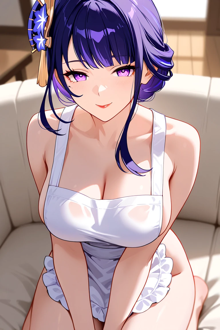 ((big breasts:0.8、(beautiful breasts:1.2、fine nipples、big areola、swollen areola、plump nipples、beautiful nipples、nude、topless、bottomless、White and perfect female hands))Giulietta, anime cel style, highest quality, High resolution, bedroom, 1 girl, white skin, purple hair, purple eyes, crown, beautiful face, bare shoulders, white lace bra, white lace gloves, white lace panties, white garter belt, blush, embarrassing, Happy, smile, sitting, wariza, (From the side:0.8)