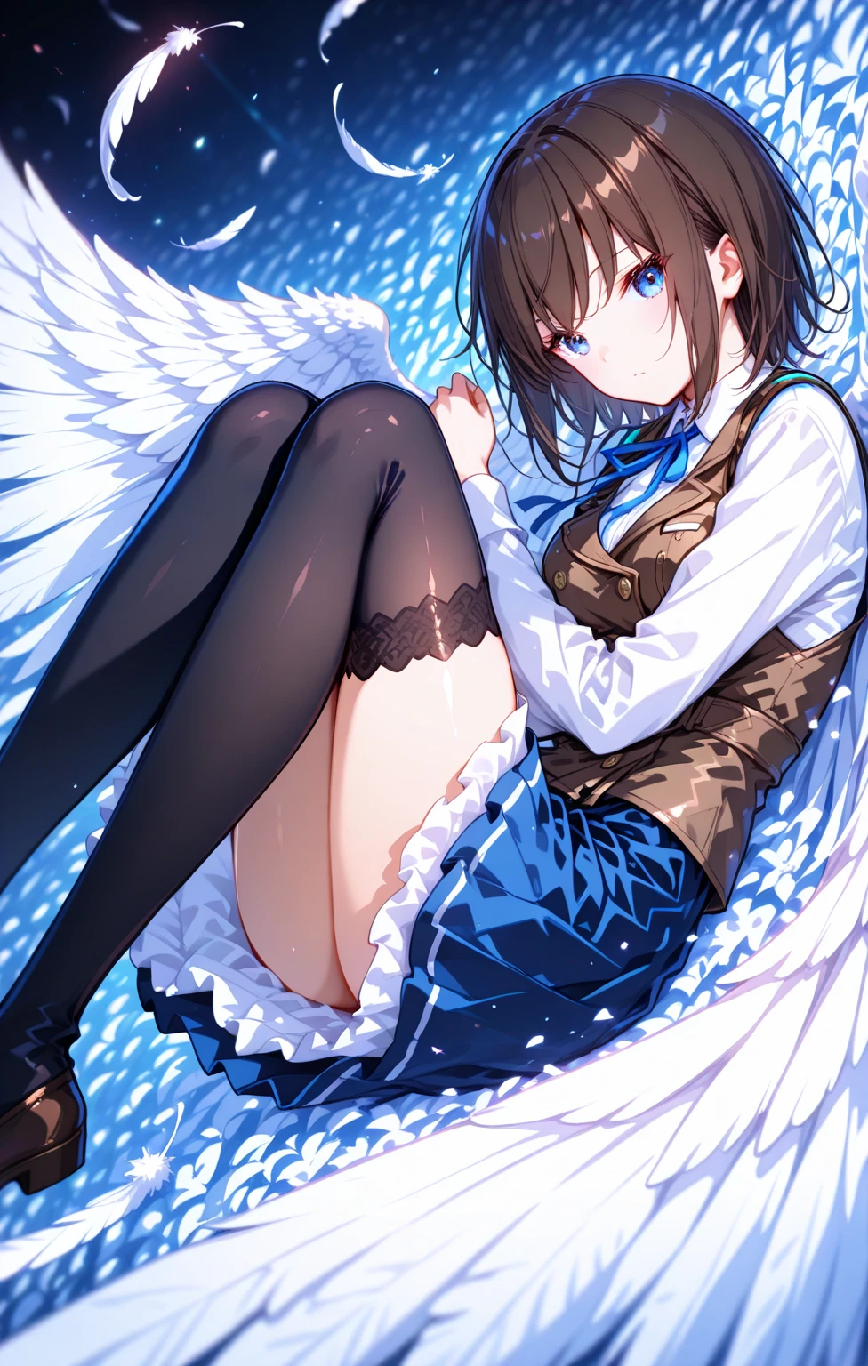 anime girl with eagle on her shoulder, azur lane style, from the azur lane videogame, top rated on pixiv, beautiful anime artwork, clean detailed anime art, pixiv, trending on cgstation, at pixiv, [ 4 k digital art ]!!, beautiful anime art, pixiv contest winner, beautiful fantasy anime, anime moe artstyle