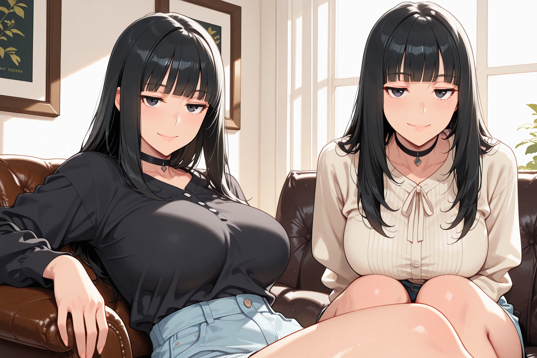 1 mature girl, black hair, long hair BREAK (tight-fitting white skirt:1.5) BREAK big breast, (cleavage:1.3), full body, scenery
