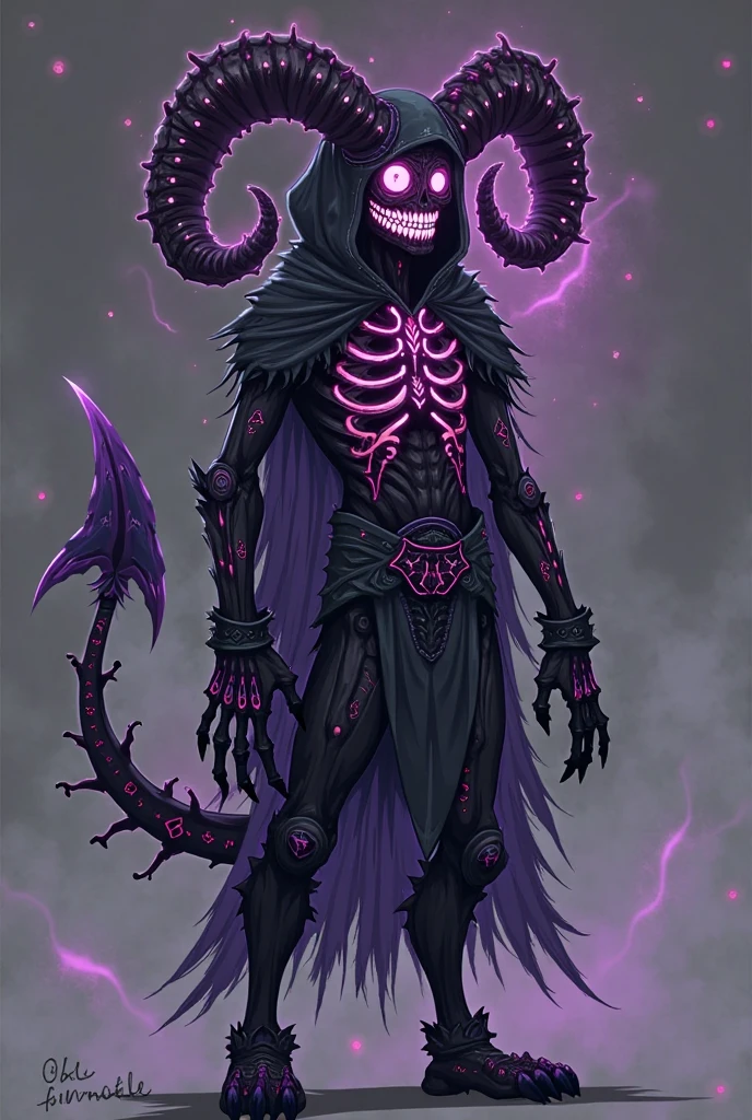 A full body photo of a murderous demon with skull head, wearing armor made of candies and holding candy sword. The background is magical, corolful castle <lora:CandyMagic-22:1> candymagic , vibrant , sugary aura