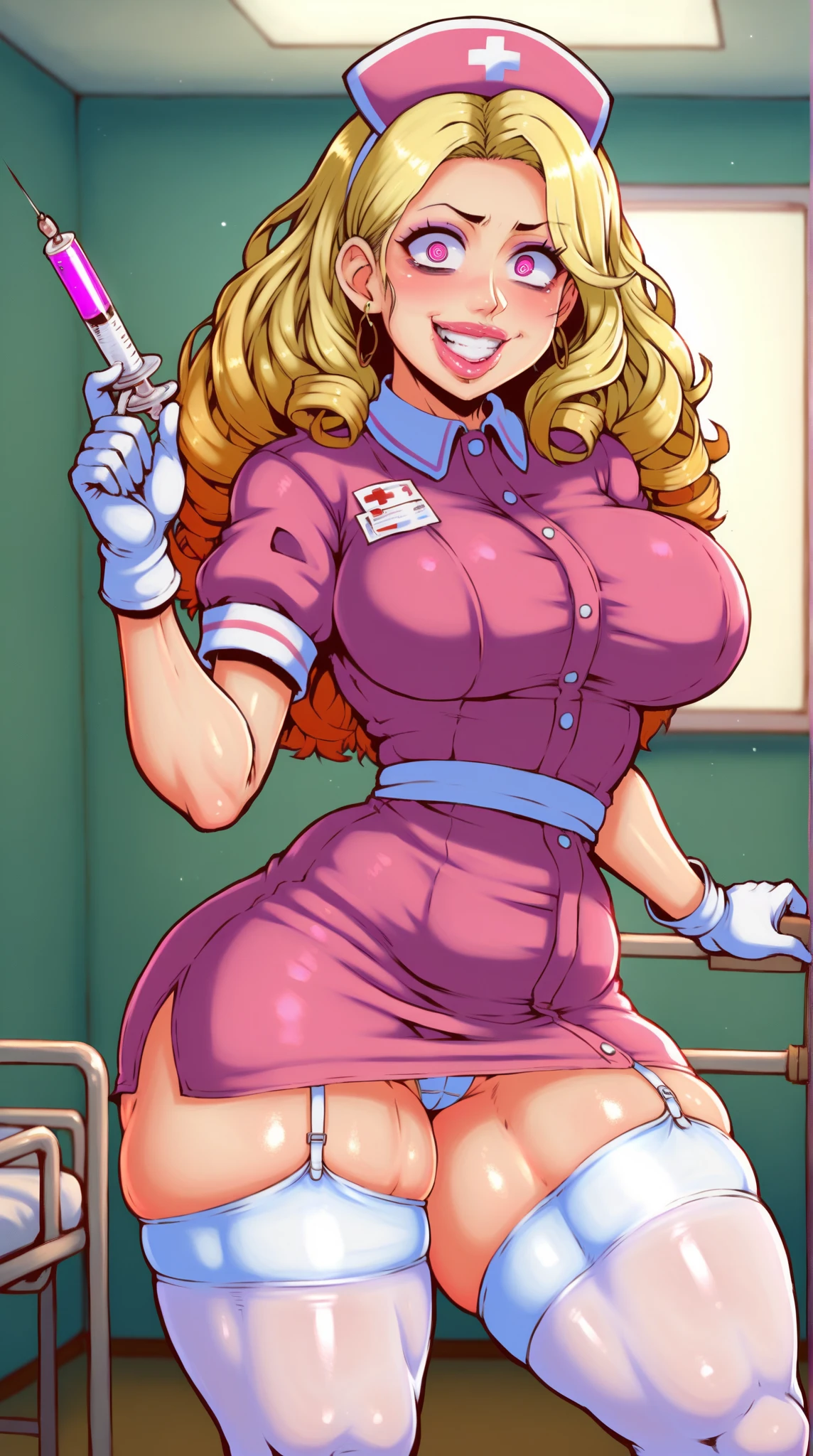 score_9, score_8, score_7_up, 1girl, 1boy, magnificent body, Ecstasy, supreme pleasure, crazy sex with a beautiful sexy nurse