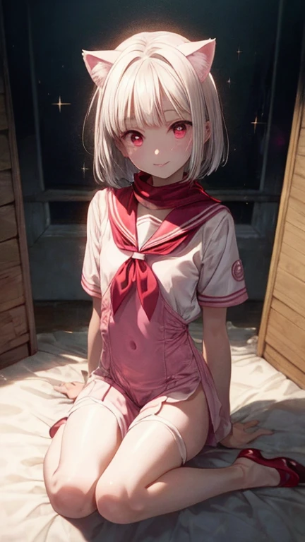 Ahegao、Sweaty、Pale red eyes、Lean back、Lean back、Nurse's room, nurse's bed, convulsing, ahegao, cumming, leaning back, tearful, blushing, pale cream hair, Pale red eyes, short hair, about to cum, lying on one's back, trembling, submissive , Squirting, Collared shirt, , Pleated skirt, Light cream colored hair, Light red eyes, Short hair, Spread legs, legs up, Missionary position, Overhead view, Spread legs, Solo Sex, On the bed, Sexy facial expression, front view, embarrassed, night, 8K, top quality, masterpiece, high resolution, pale cream hair, Pale red eyes, short hair, blush, perfect hands, detailed hands, on bed, nsfm,