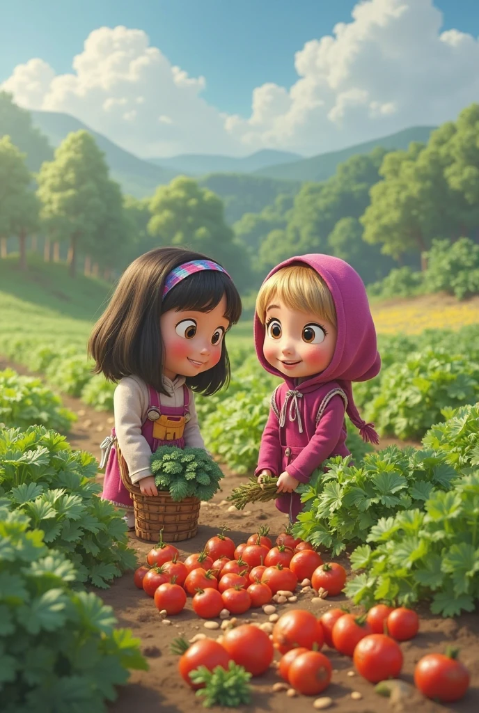 (pixarstyle:1.25) a waist-length portrait of a little girl with a basket of flowers, overgrown with poppy flower, natural skin texture, 4k textures, hdr, intricate, highly detailed, sharp focus, cinematic look, hyperdetailed