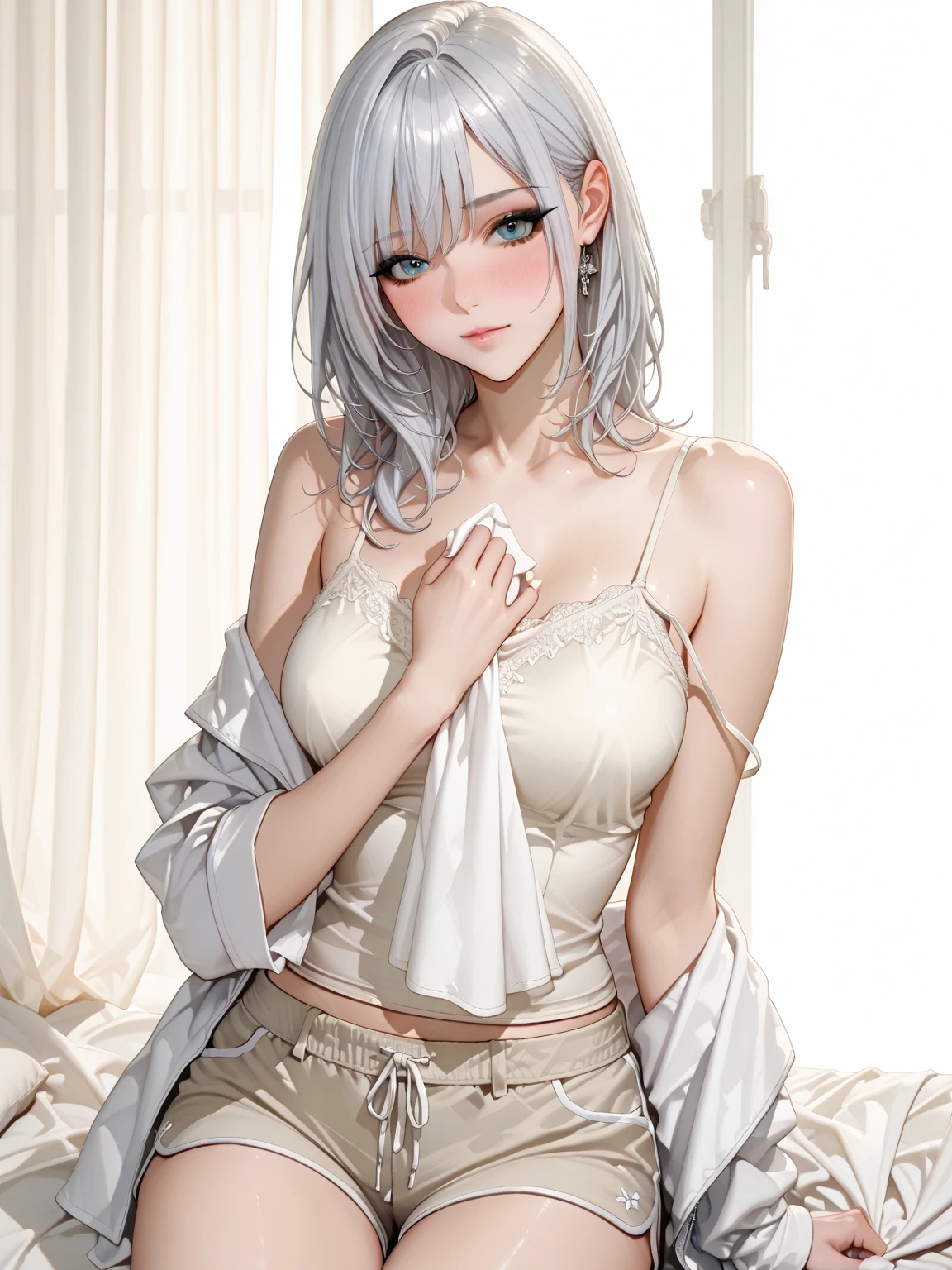 (Photorealistic:1.8, highest quality:1.8,8K masterpiece:1.8,High resolution,Mastepiece:1.8,RAW Photos,Cinematic lighting),No split screen,
(A naked woman being tortured by a monster)、(choker、Beautiful hair ornament、Nipple binding)、pubic hair、Wet Skin、Sweat dripping、Normal chest、Beautiful ass、Abdominal muscles、Beautiful thighs,Beautiful plump nipples、Beautiful genitals、Plump、Close-up of an open pussy、Random Pause、
(Medium Hair、Thin, beautiful, shining vermilion, silver and gold hair)、Beautiful blue eyes、Beautiful red lip、
Realistic:1.3、Full Figure、Adult video shoot、(A rich expression、Blushing cheeks、painful、lonely)