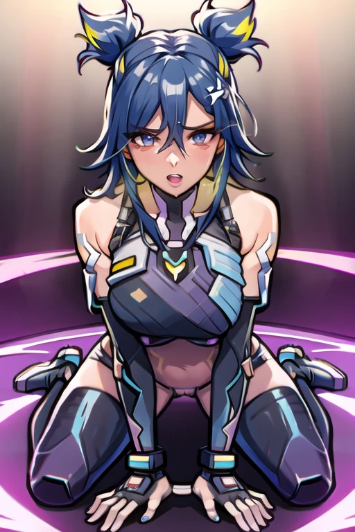score_9, score_8_up, score_7_up,source_anime, high res image,masterpiece,best quality,girl,cute face,clear skin,neon_valorant,nipple,spread legs,armpit,simple_background,pussy,wet_pussy,