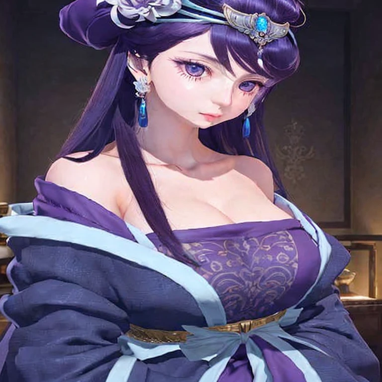 Please depict a dignified fortune teller.