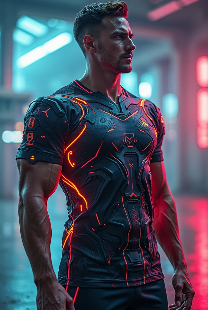 (best quality,4k,8k,highres,masterpiece:1.2),ultra-detailed,(realistic,photorealistic,photo-realistic:1.37),cyberpunk hero,mecha style, machine hands, futuristic goggles, digital implants, glowing tattoos, neon-lit cityscape, high-tech weaponry, augmented reality interface, chromatic color scheme, dynamic lighting