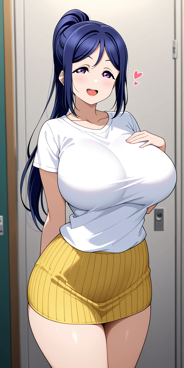 (best quality, masterpiece:1.2), 1girl, solo, cute, smile, detailed background, looking at viewer, (out of breath:1.3), solo focus, fast food restaurant, depth of field, (hands squeezing her stomach:1.2), long hair, hair, blue eyes, black hair, straight hair, hot, sweating, sweaty, purple clothes, see thru, (obesity:1.4), ((fat folds)), ((chubby, fat arms)), (fat rolls, wide belly:1.2),