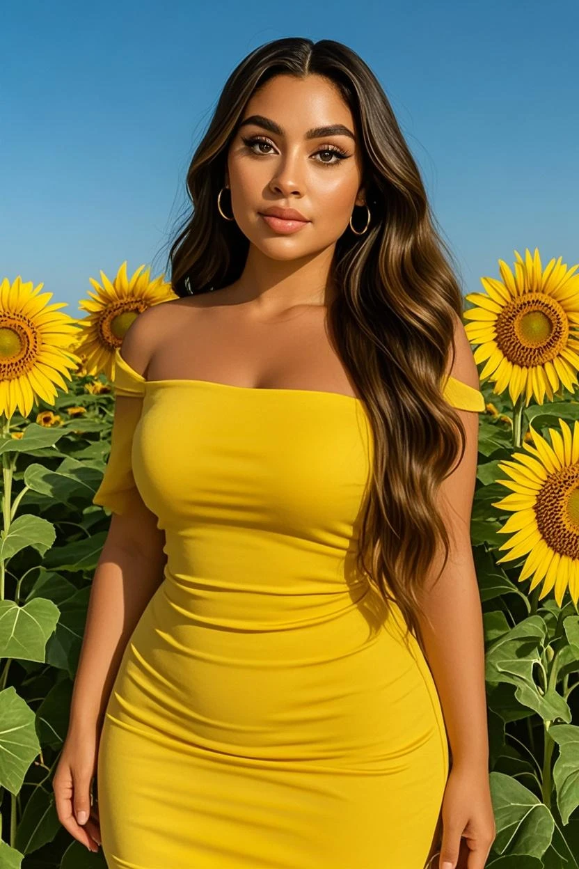Beyonce in lemon dress caring lemon cake