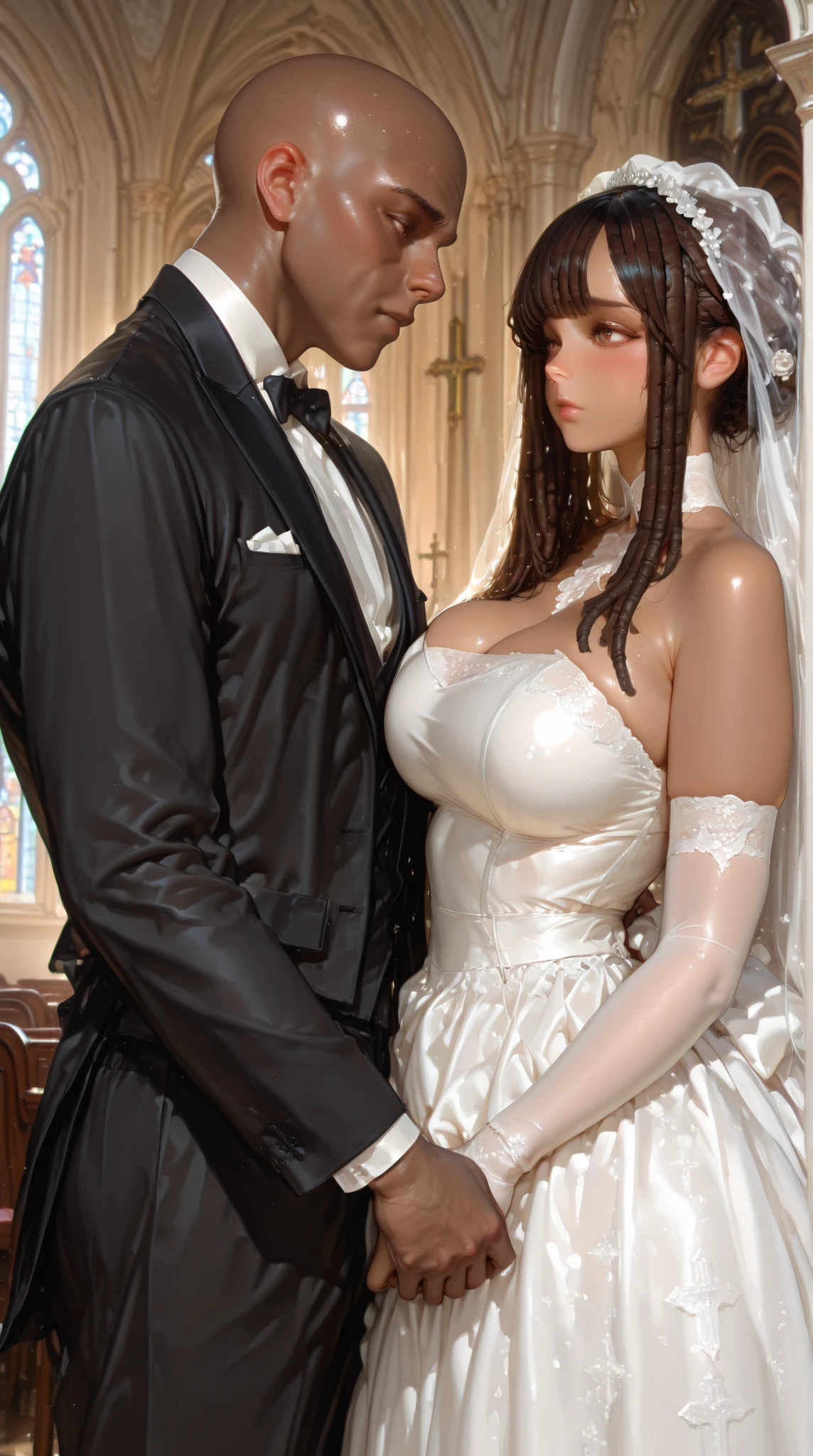 Rhuan and Andrielly were very happy together. They loved each other and supported each other in everything. After a few months of dating, they decided to get married. It was a beautiful wedding and all your friends and family were there to celebrate their love.