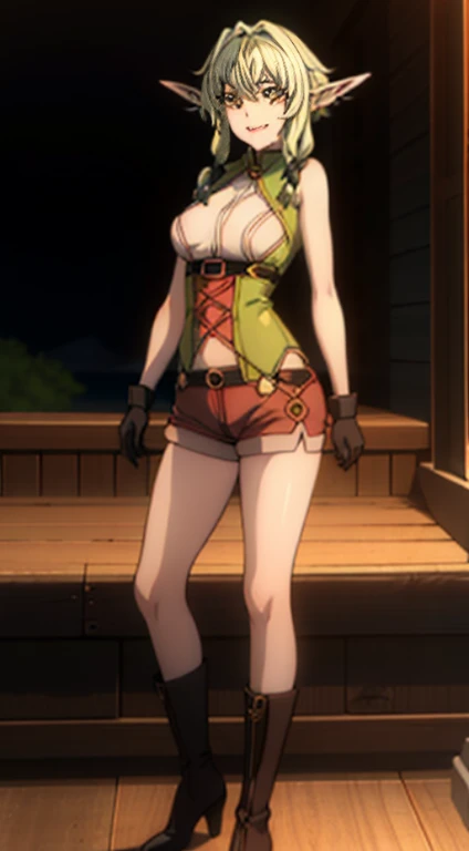 cute smile, Big breasts, ((bra)), keyleth, full body