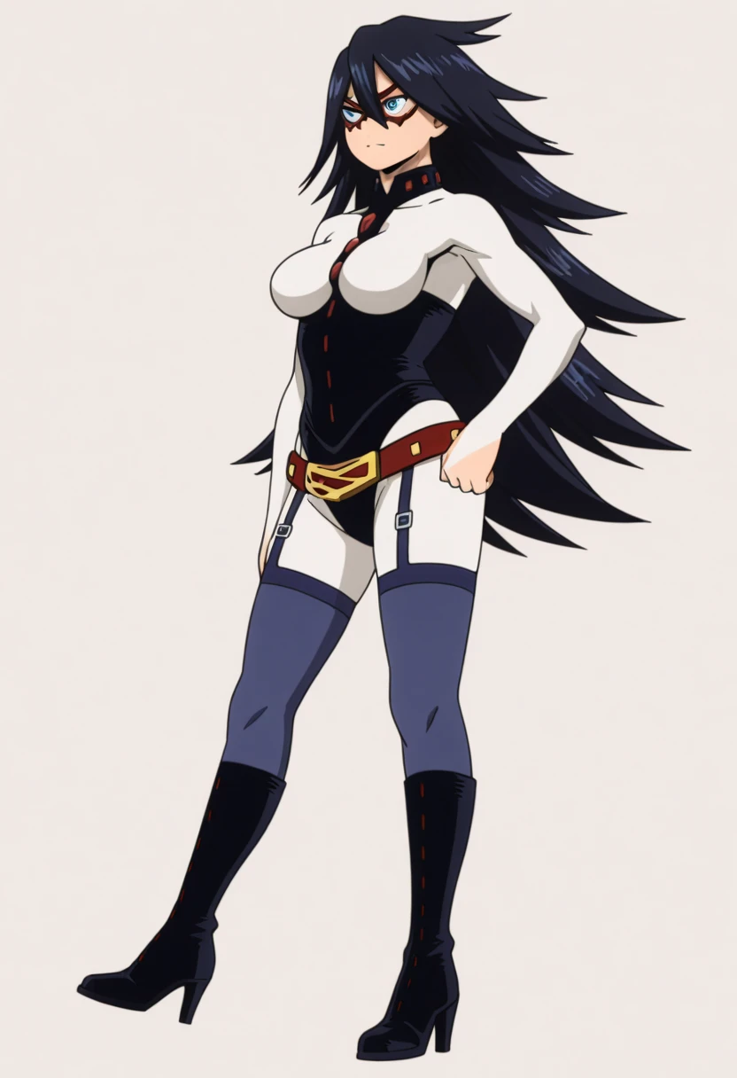 ((full body photo, standing, feet on the ground)) dc comics, batgirl, white panty