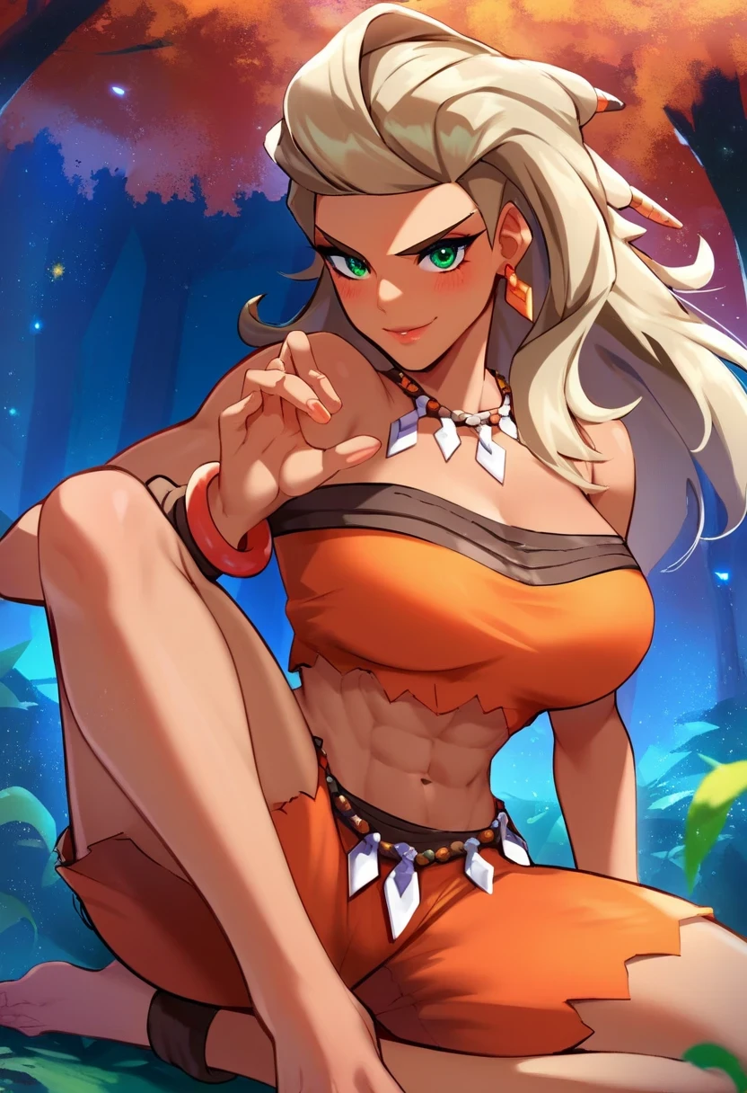 A full body illustration of a stunigly gorgeous bunny girl warrior, (female), (bunny female anthro), anthro, bunny tail, arrogant smiling expression, long hair, ponytail, furry body, large hips, female fighter, fighting pose, red lips, freckles on face, underbobs, beautiful body, high body exposure, sunset design, highscholl skirt,
white gloved fists, bandaged wrists and ankles, black hotpants, dojo setting, 3D vector art, cute and quirky, bright bold colorful., watercolor effect, , digital painting, low-poly, soft lighting, bird's-eye view, isometric style, retro aesthetic, focused on the character, 4K resolution, photorealistic rendering, using Cinema 4D, front side,