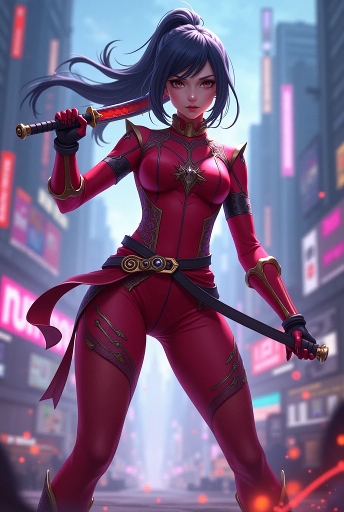 Hanabi mobile legends, digital art