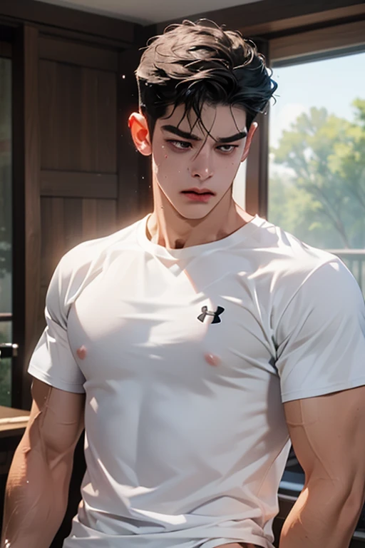 Anime boy ultra realistic, - v 4