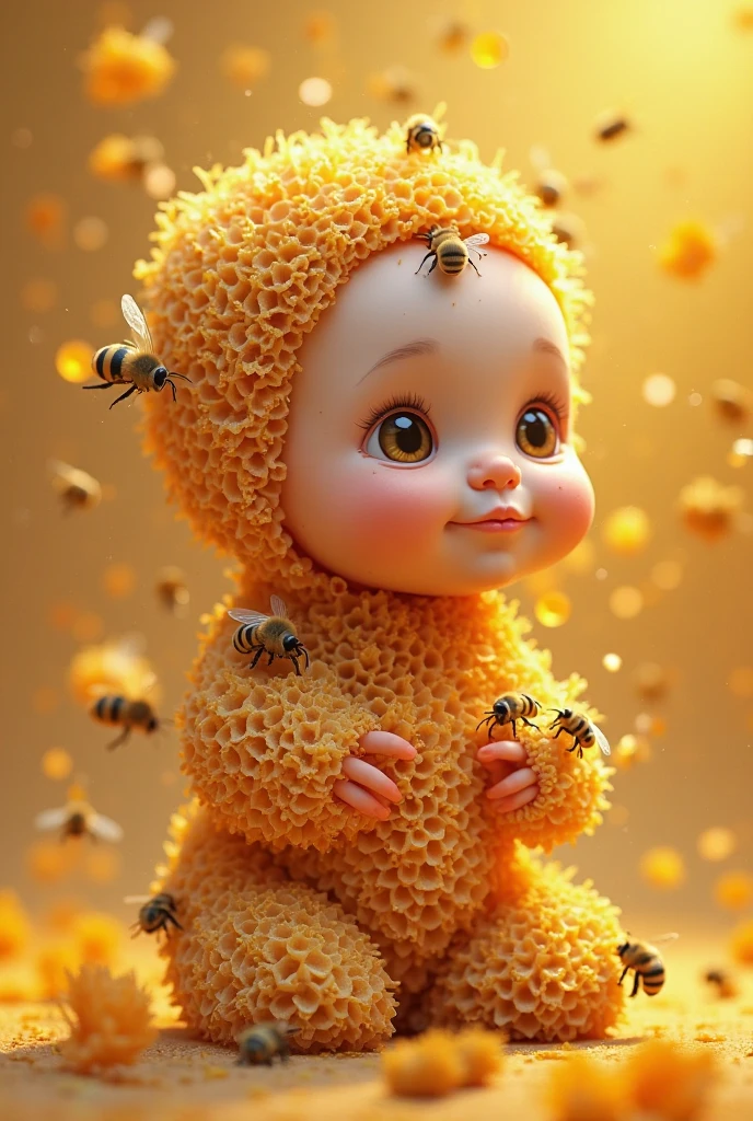 Main theme that encompasses everything around it, for a child using pacifiers and other cashew themed accessories
