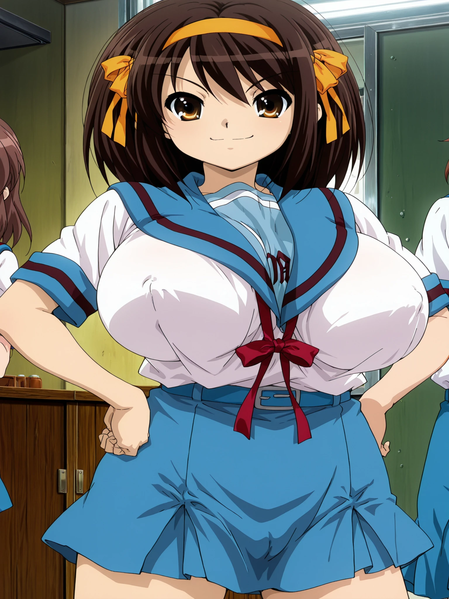 (masterpiece:1.2),(Highest quality:1.2) , Perfect Eyes, Perfect Face, Perfect lighting, One girl, ((Nipples)), Embarrassing,, Slipping,Long Hair, (Dirndl),(Brown Hair),anime,blush, ((Surprised expression)), (Public scrutiny), , ,(Open your mouth), Big Mouth, nsfw, Crowd,The guys behind, Men, (cmnf), (Excited Men), ((crowd)),,Breast shaking,((wardrobe malfunction)),Rampaging Milk, ,, , Big Breasts, Underboob, ,classroom, covering chest by hand, skirt, cleavage cutout