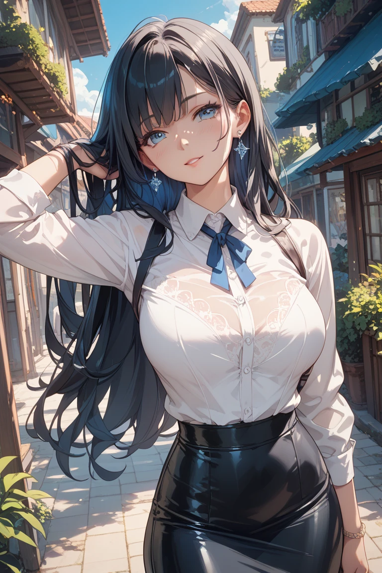 looking at viewer,high school girl,leaning forward,(random cute clothes),(random Lively pose),(Thin type),(large breasts),(random hairstyle),(Highest image quality, (8K), Ultra-realistic, Best Quality, High quality, High Definition, high quality texture, high detailing, Beautiful detailed, fine detailed, extremely details CG, Detailed texture, realistic representation of face, masterpiece, presence),(wearing glasses:1.1)