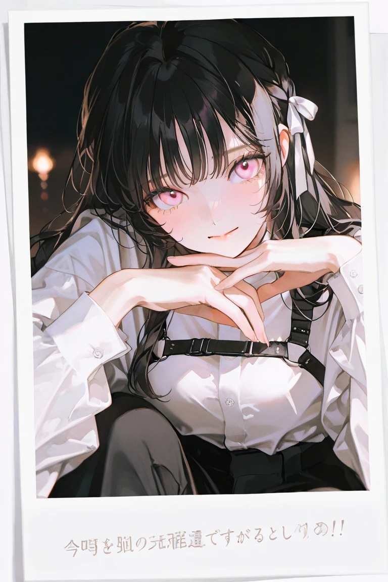 NSFW,uniform、Black Ribbon,White knee-high socks,(Perfect hands),(Perfect Anatomy),(masterpiece),(Highest quality),School,Embarrassed,blush