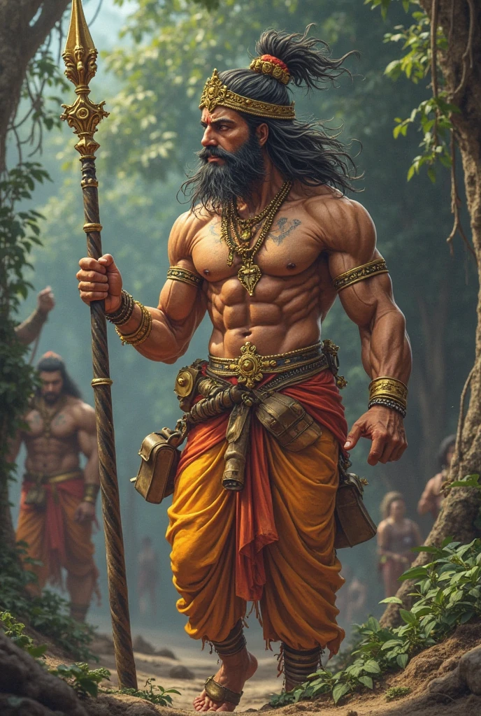 Hanuman ji beard Bajrangbali gada photos with