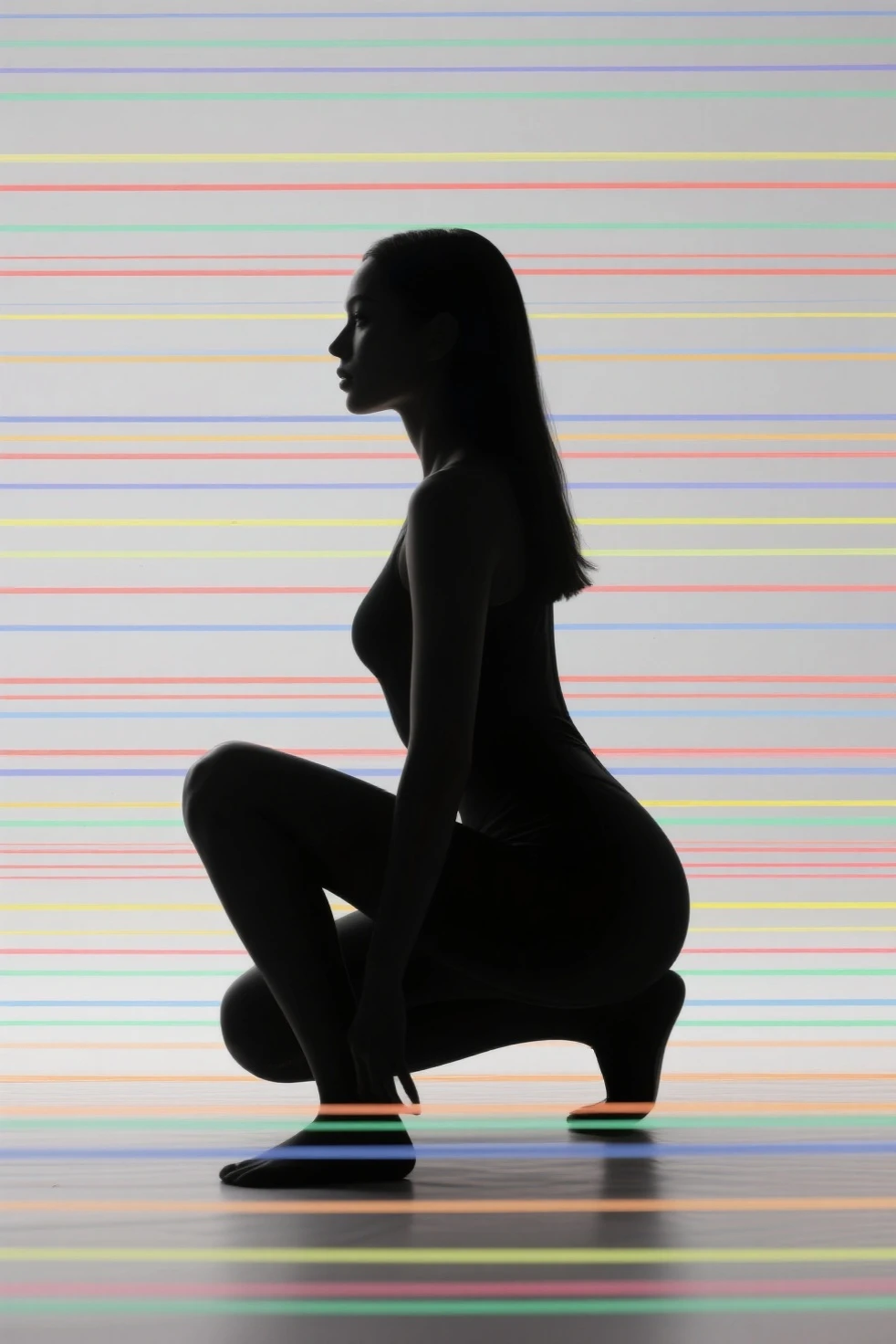 Full body, HD, 8k, hyper realistic, from behind, a attractive skinny girl, reddish light brown hair, 16, young, on her knees, feet tucked underneath buttocks, sitting on shins, virasana, bare footed, bare skin, wet, in sand at beach, butt cheeks fat, spread open cheeks