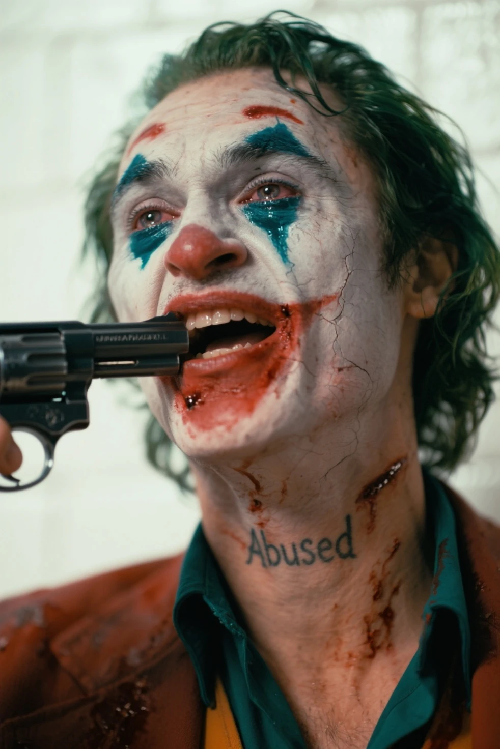 (Masterpiece: 1.2), (CGI art:1.3), (realistic:1.5), (post processing:1.3), (sharp focus:1.3), (1 person : 1.6), 1 person at the wheel, (the joker: 1.3 ), (drive: 1.3), in a BMW , (การdrive: 1.3) ,(desert:1.3)