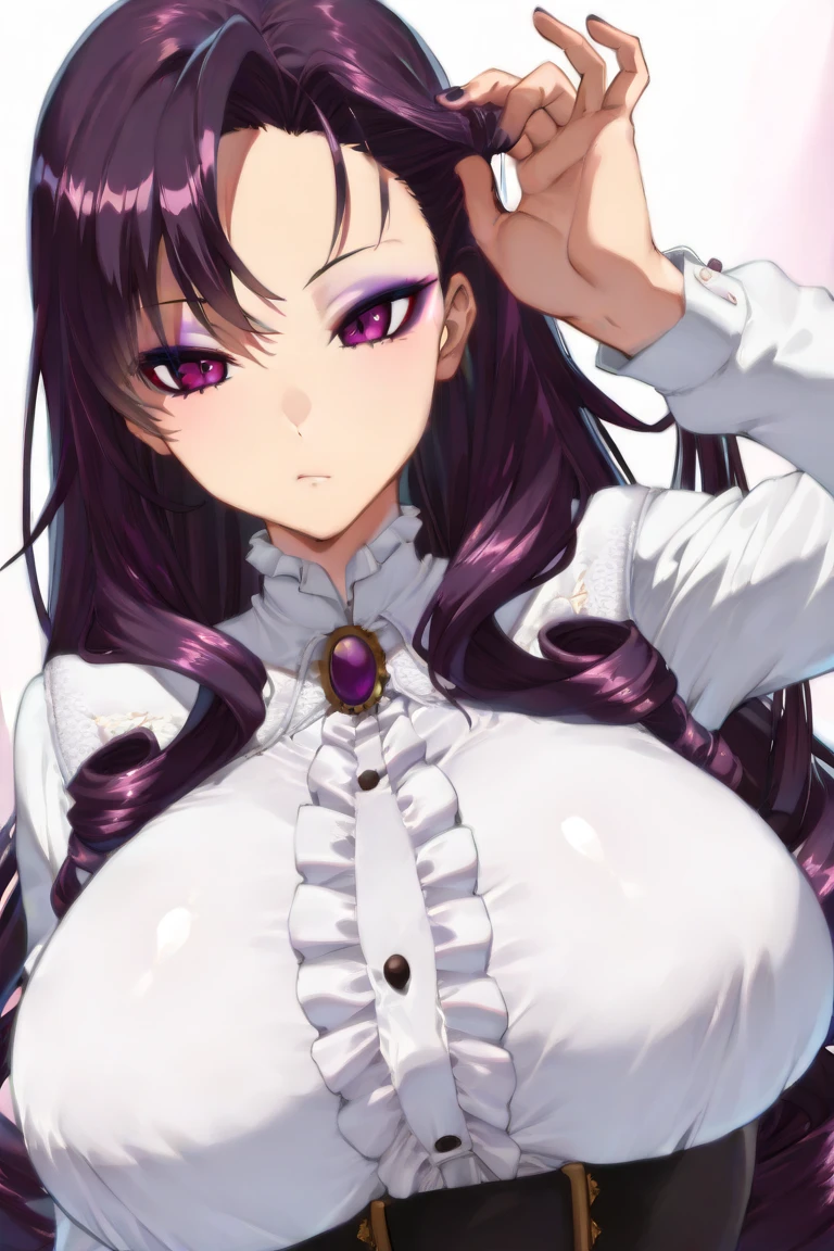 Nezuko. busty busto 350cm ((mejor calidad)), ((obra maestra)), (detallado), cara perfecta Surrealism, 8k, super detail, ccurate, best quality, retina, 1080P, HD, highres, anatomically correct, maid big tit